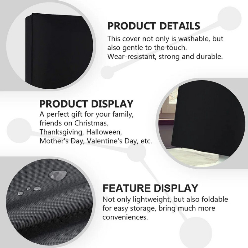 Profesionalus monitoriaus dangtelis nuo dulkių Kompiuterio monitoriaus ekrano Oksfordo medžiaginis dangtelis