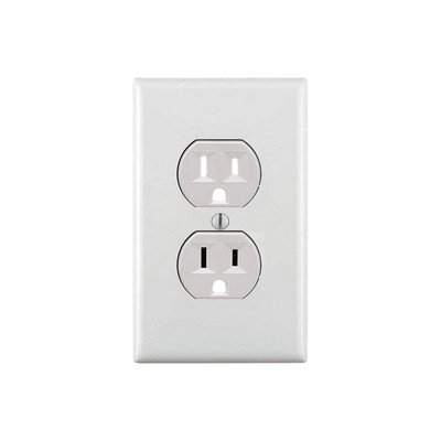 Električna utičnica Zidna ploča Prekidači Pribor Zidna pokrovna ploča Horizontalni dizajn LED svijetla okrugla rupa