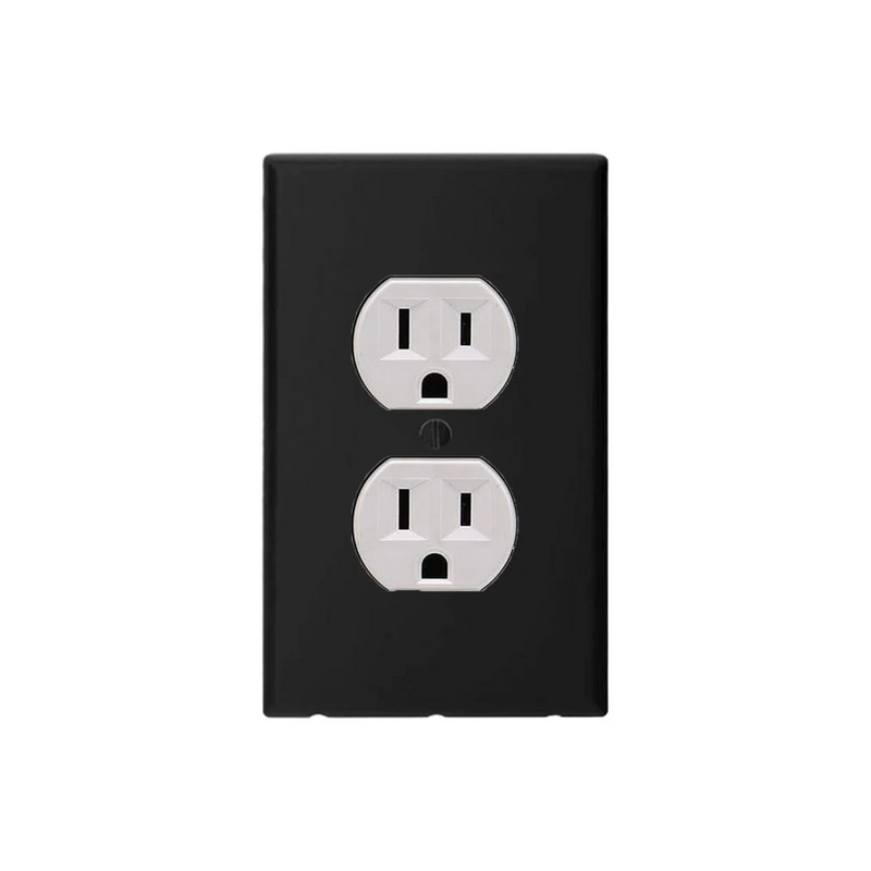 Električna utičnica Zidna ploča Prekidači Pribor Zidna pokrovna ploča Horizontalni dizajn LED svijetla okrugla rupa