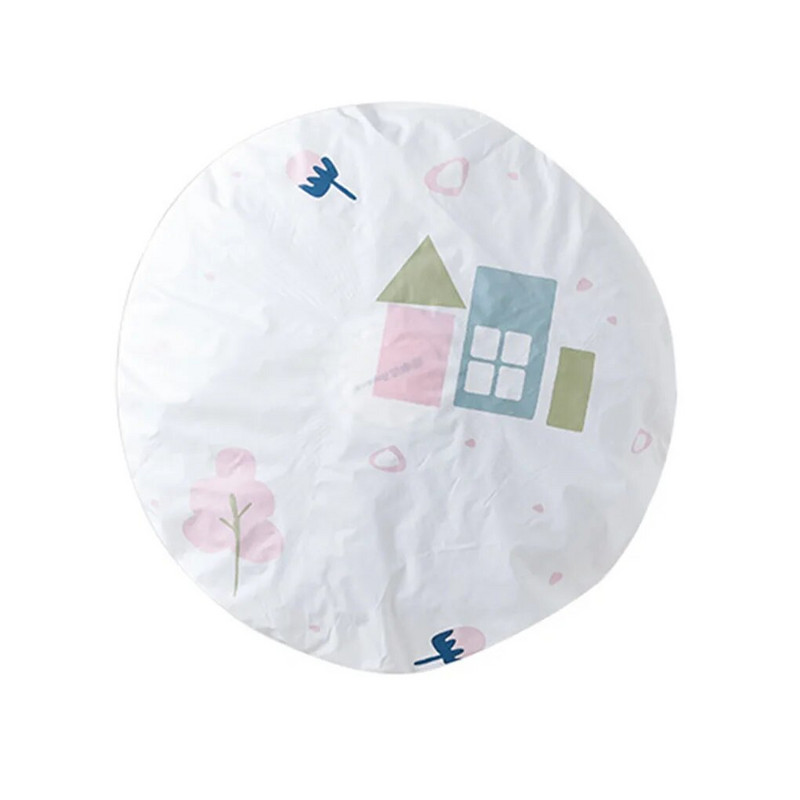 Capac ventilator electric PEVA, portabil, reutilizabil, lavabil, rezistent la praf, rezistent la umiditate, huse drăguțe, scut pentru dormitor de interior