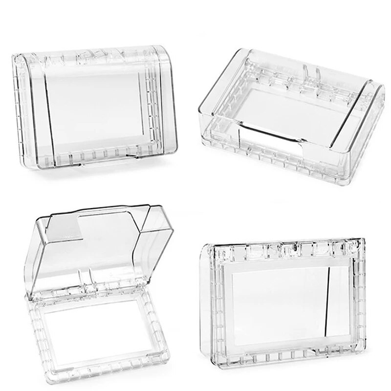 1PC Самозалепващ се водоустойчив капак за електрически щепсел Кутия за пръскане Гнезда Защитна кутия за превключвател Протектор Консумативи за баня