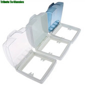 1 X plastični zidni prekidač Vodootporna kutija s poklopcem 86 Tip rasvjetne ploče Utičnica Zvono na vratima Preklopna kapica Prozirni kupaonski kuhinjski dodatak