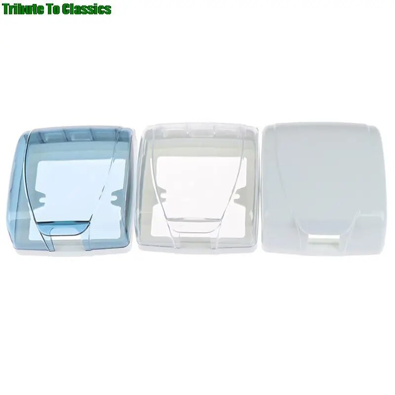 1 X plastični zidni prekidač Vodootporna kutija s poklopcem 86 Tip rasvjetne ploče Utičnica Zvono na vratima Preklopna kapica Prozirni kupaonski kuhinjski dodatak