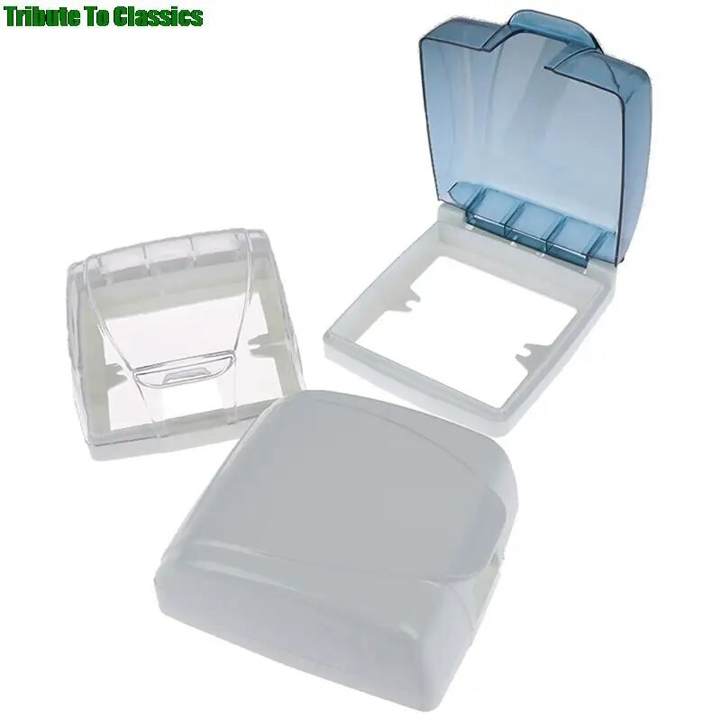 1 X plastični zidni prekidač Vodootporna kutija s poklopcem 86 Tip rasvjetne ploče Utičnica Zvono na vratima Preklopna kapica Prozirni kupaonski kuhinjski dodatak