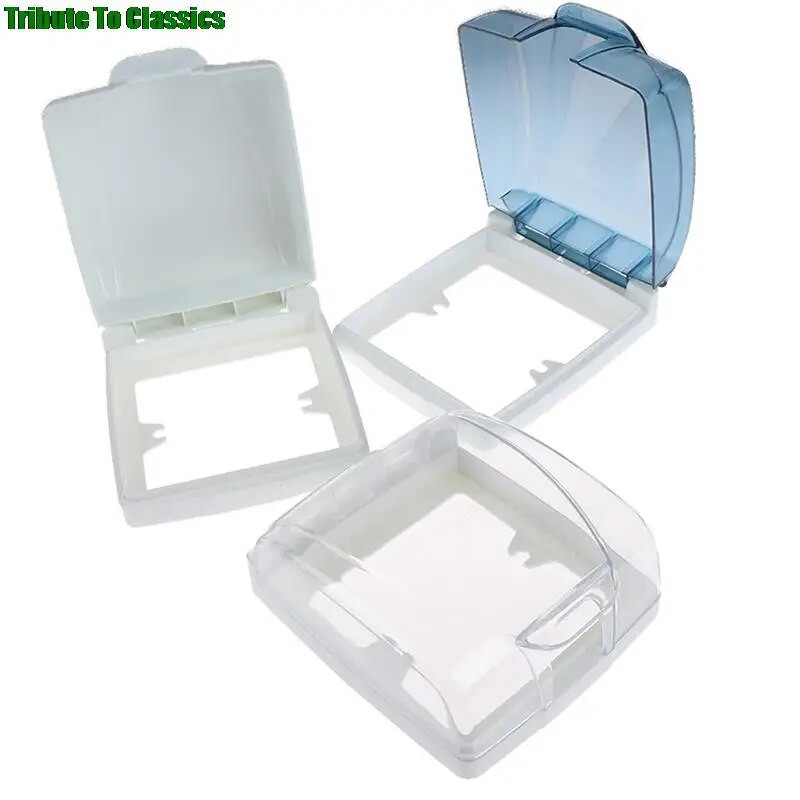 1 X plastični zidni prekidač Vodootporna kutija s poklopcem 86 Tip rasvjetne ploče Utičnica Zvono na vratima Preklopna kapica Prozirni kupaonski kuhinjski dodatak