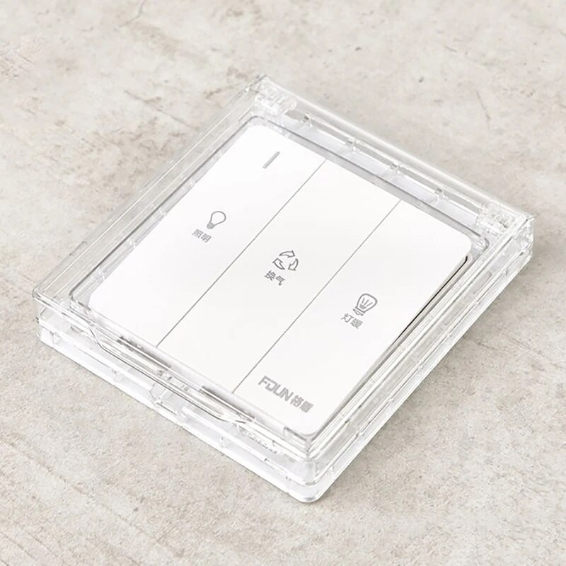 86 tüüpi veekindel kast Elektripistiku kate Isekleepuv paks seinakontakt Vannitoa seinalüliti kaitsekate pistikupesa pritsmed