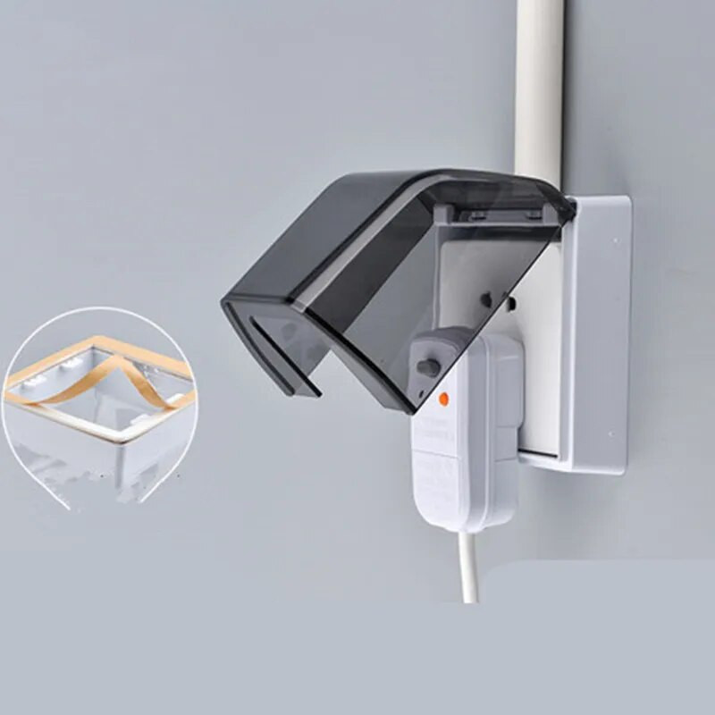 86 tipa Pojačana vodootporna kutija za zaštitu od prskanja Samoljepljiva električna zidna utičnica Prekidač Zaštitni poklopac Kupaonski pribor