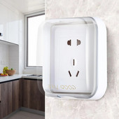 1vnt 86 tipo lipnus vandeniui atsparus elektros kištuko dangtelis purslų dėžutės lizdai jungiklių apsaugos dėžutės apsauga, vonios reikmenys