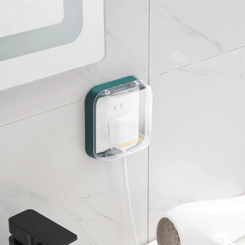 1vnt 86 tipo lipnus vandeniui atsparus elektros kištuko dangtelis purslų dėžutės lizdai jungiklių apsaugos dėžutės apsauga, vonios reikmenys