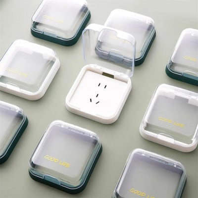 Transparent Wall Switch Waterproof Box DustProof Protective Cover Outlet Door Bell Box 86 Wall Socket Switch Plate
