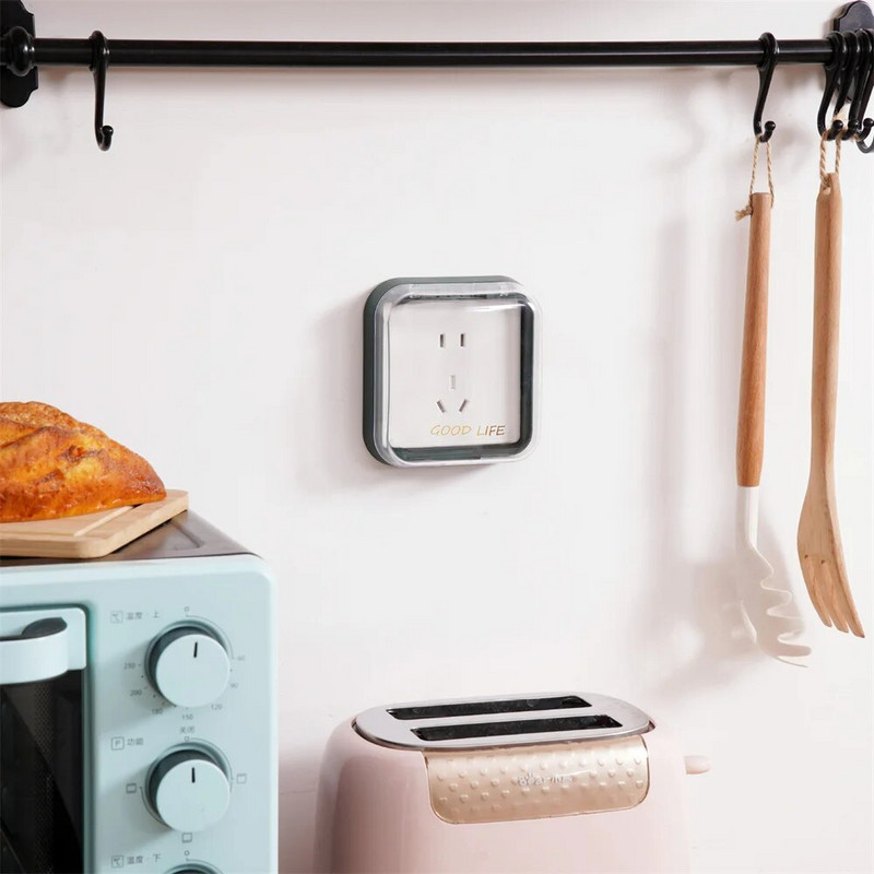 Prozirna zidna sklopka Vodootporna kutija Zaštitni poklopac otporan na prašinu Izlaz Kutija za zvono na vratima 86 Ploča prekidača zidne utičnice