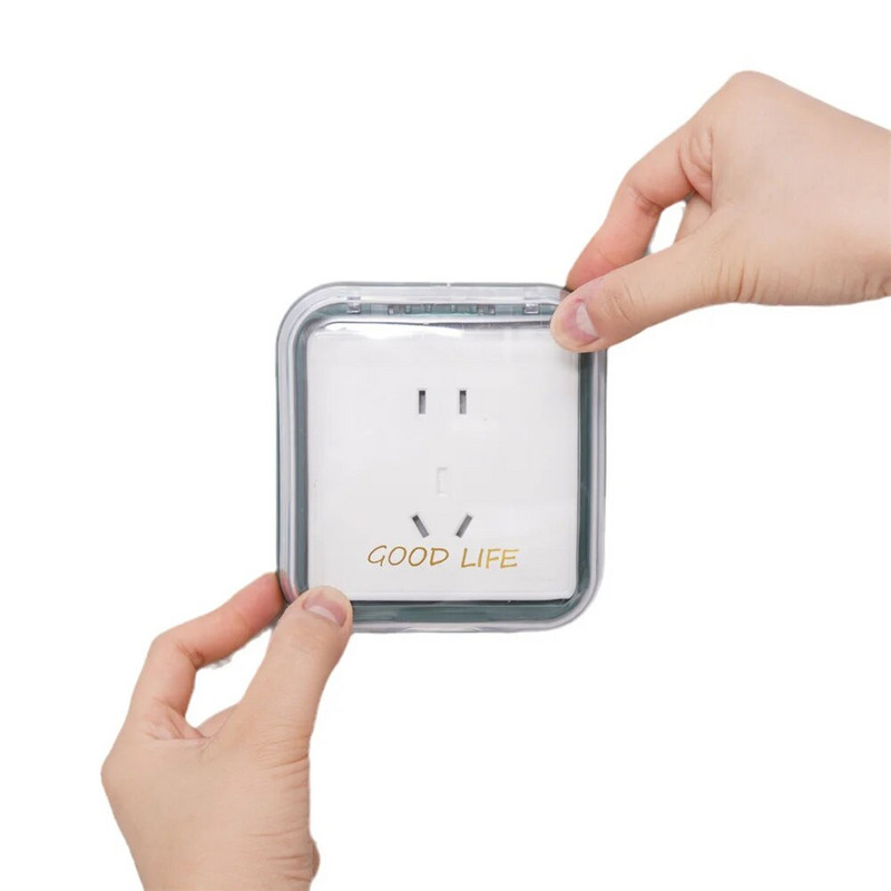 Prozirna zidna sklopka Vodootporna kutija Zaštitni poklopac otporan na prašinu Izlaz Kutija za zvono na vratima 86 Ploča prekidača zidne utičnice