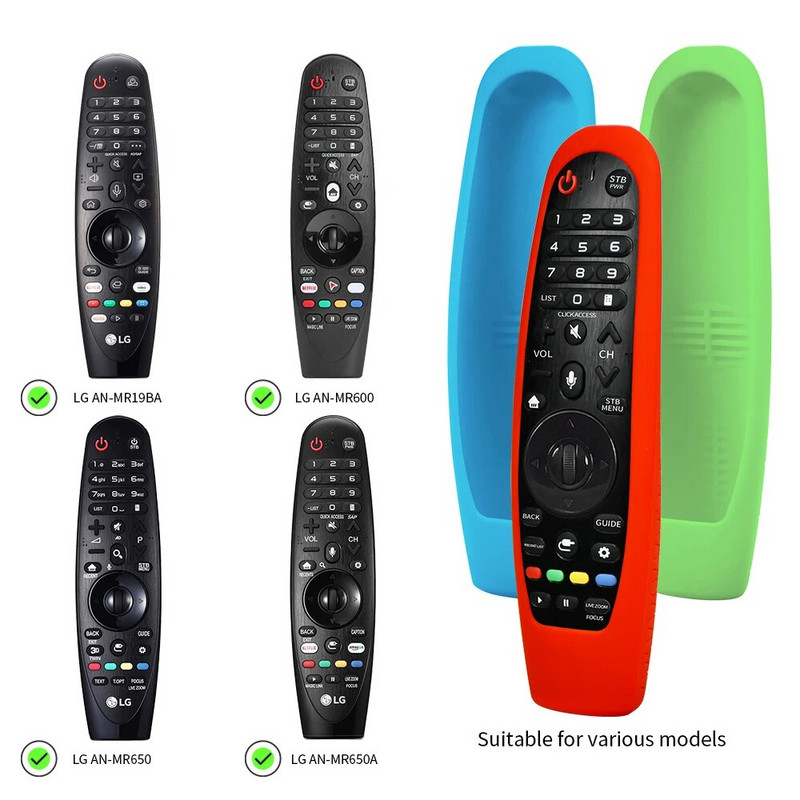 Poklopac daljinskog upravljača za LG Smart TV AN-MR600 MR650 MR18BA MR19BA MR20GA Magic daljinski upravljač silikonska torbica