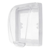Cutie de protecție cu priză transparentă Capac cu bule încuiat Protector pentru priza de baie