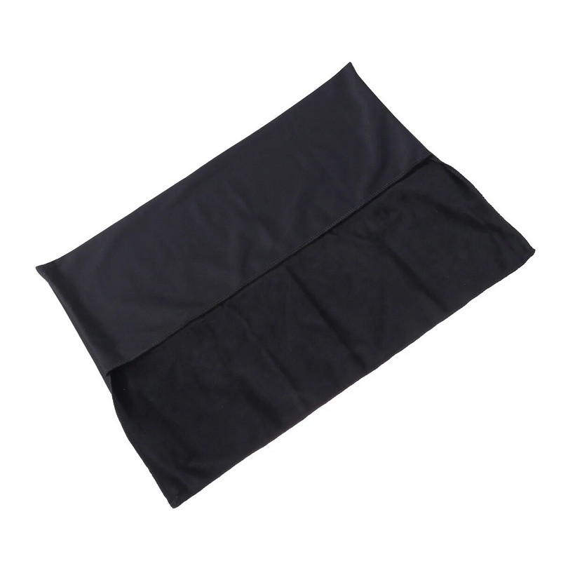 Juodos poliesterio kompiuterio monitoriaus apsauga nuo dulkių su vidiniu pamušalu LCD ekranui