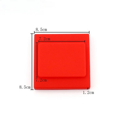 Ühevärviline silikoonlüliti kaitsekate Tolmukindel Niiskuskindel Vannituba Veekindel elektrilöögivastane Kodutarvikud