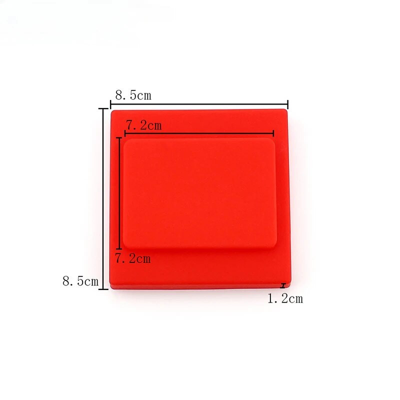 Ühevärviline silikoonlüliti kaitsekate Tolmukindel Niiskuskindel Vannituba Veekindel elektrilöögivastane Kodutarvikud