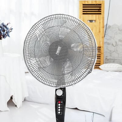 1PC Bijele električne navlake za ventilatore za bebe, djecu, štitnik za prste, sigurnosni mrežasti poklopac, zaštita za ventilator, kućni ured, navlaka za prašinu