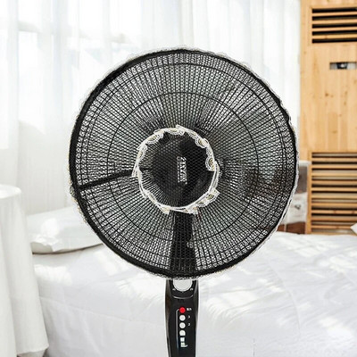1 vnt. balti elektriniai ventiliatoriaus dangteliai, skirti kūdikiams, pirštų apsauga, tinklinio dangtelio ventiliatoriaus apsauga, namų biuro apsauga nuo dulkių
