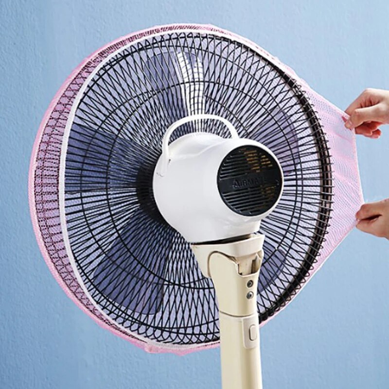 Vasaros ventiliatoriaus apsauginis dangtelis nuo dulkių kūdikių tinklinis ventiliatoriaus dangtelis Vaiko pirštų apsauga Vaiko pirštų apsauginis tinklelis