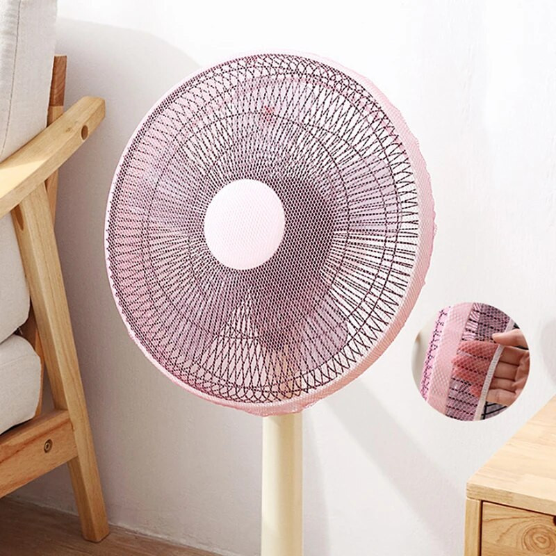 Vasaros ventiliatoriaus apsauginis dangtelis nuo dulkių kūdikių tinklinis ventiliatoriaus dangtelis Vaiko pirštų apsauga Vaiko pirštų apsauginis tinklelis