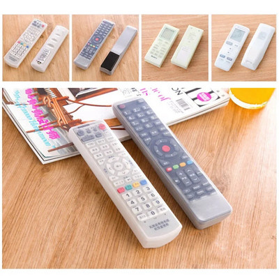 Silicone Protection Kits Waterproof Dust Cover Home Air Conditioning 1 Pcs Remote Control Covers TV Remote Control