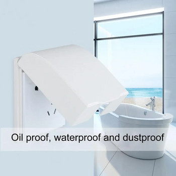 Excellent Switch Waterproof Box Wear Resistant Lightweight Socket Waterproof Box Επιτοίχια Socket Waterproof Box