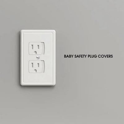 Convenient with Screw Electric Outlet Cover Easy Installation Childproof Child Safety Wall Socket Plug Outlet Cover