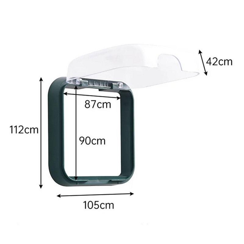 Vannitoa pistikupesa ümbris Läbipaistev kaasaskantav pistikupesa ümbris igapäevaseks kasutamiseks