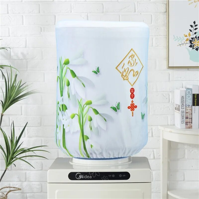 Naujas vandens dozatoriaus dangtelis Daugkartinis vandens dozatorius Patvarus dulkėms atsparus audinys kibiro dangteliai Apsauginis dozatoriaus butelio dangtelis