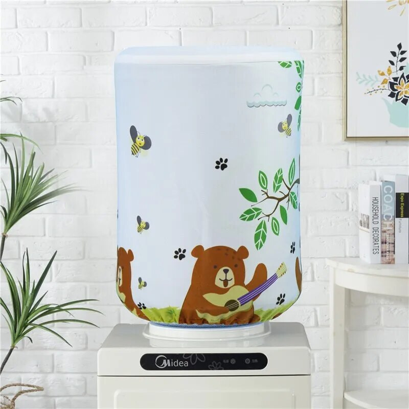 Naujas vandens dozatoriaus dangtelis Daugkartinis vandens dozatorius Patvarus dulkėms atsparus audinys kibiro dangteliai Apsauginis dozatoriaus butelio dangtelis