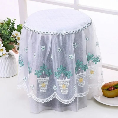 Pastoracinės siuvinėjimo vandens dozatoriaus dangteliai nėriniai Dekoratyvinis dulkėms atsparus dangtelis Ryžių viryklė Stalinė lempa Daugiafunkcė apsauga Prašmatnus