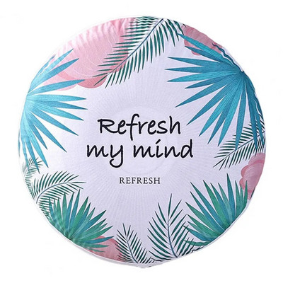 Navlaka za stolni ventilator Periva zaštitna torbica za ventilator Sklopiva protiv prignječenja Izvrstan 3D uzorak tropskog lišća Okrugla navlaka za električni ventilator