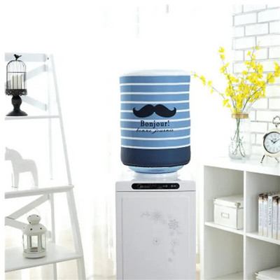 Iš poliesterio spausdinto vandens balionėlio dulkių dangtelis korėjiečių animacinių filmų gėlių kūrybinių gėrimų fontanų vandens dozatoriaus dangtelis