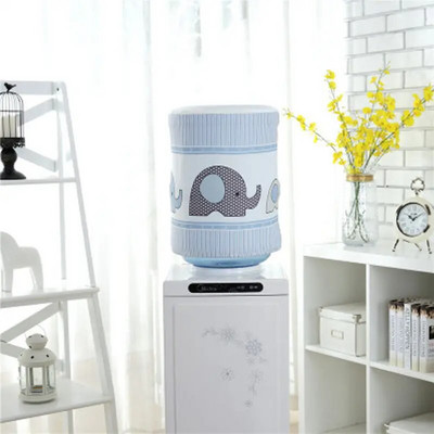 Iš poliesterio spausdinto vandens balionėlio dulkių dangtelis korėjiečių animacinių filmų gėlių kūrybinių gėrimų fontanų vandens dozatoriaus dangtelis