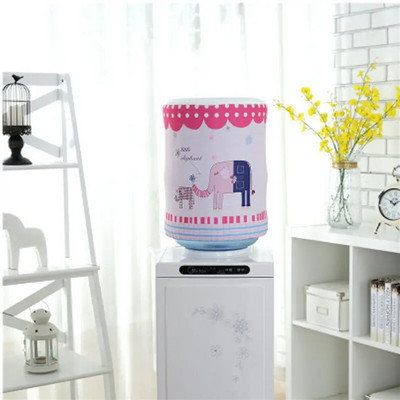 Iš poliesterio spausdinto vandens balionėlio dulkių dangtelis korėjiečių animacinių filmų gėlių kūrybinių gėrimų fontanų vandens dozatoriaus dangtelis