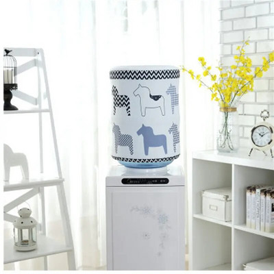 Iš poliesterio spausdinto vandens balionėlio dulkių dangtelis korėjiečių animacinių filmų gėlių kūrybinių gėrimų fontanų vandens dozatoriaus dangtelis