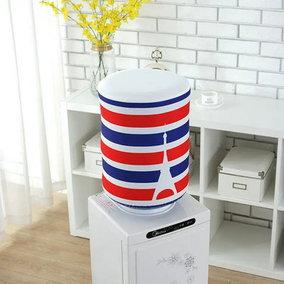 Iš poliesterio spausdinto vandens balionėlio dulkių dangtelis korėjiečių animacinių filmų gėlių kūrybinių gėrimų fontanų vandens dozatoriaus dangtelis