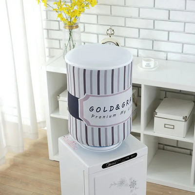 Iš poliesterio spausdinto vandens balionėlio dulkių dangtelis korėjiečių animacinių filmų gėlių kūrybinių gėrimų fontanų vandens dozatoriaus dangtelis