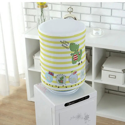 Iš poliesterio spausdinto vandens balionėlio dulkių dangtelis korėjiečių animacinių filmų gėlių kūrybinių gėrimų fontanų vandens dozatoriaus dangtelis