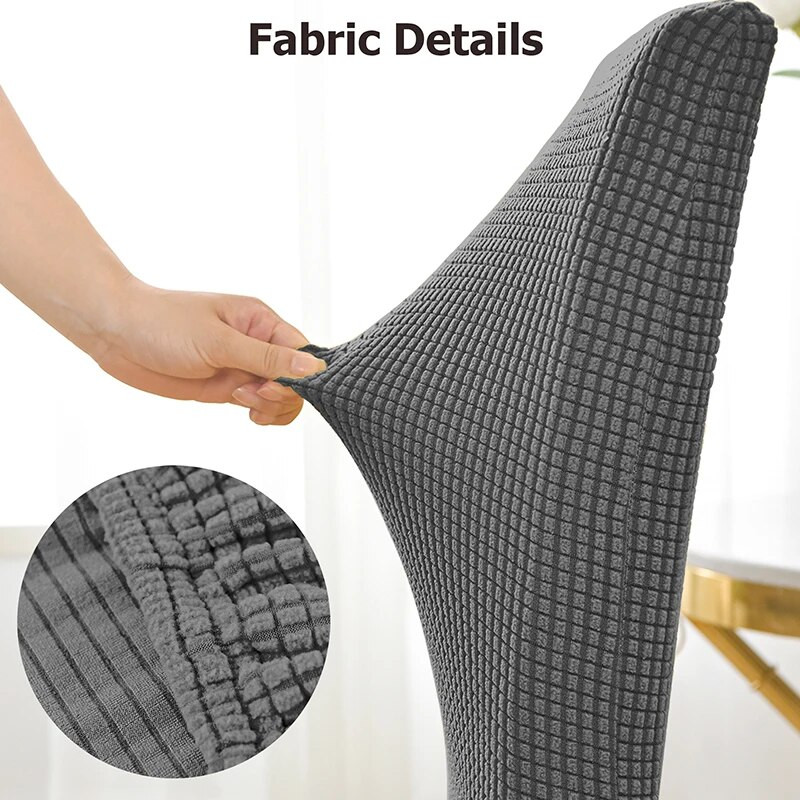 Jacquard Corn Kernel Navlaka za stolicu Univerzalna veličina Jeftine navlake za stolice Rastezljive navlake za sjedala za blagovaonicu Home Decor 1PC