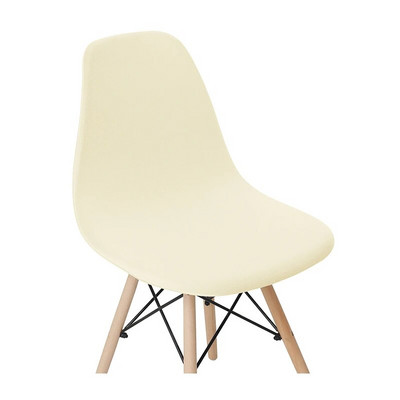 Jednobojna školjkasta navlaka za stolicu, rastezljiva, jeftina, kratka navlaka za stolac s otisnutim presvlakama za blagovaonska sjedala za kućni bar, hotelsku zabavu, banket