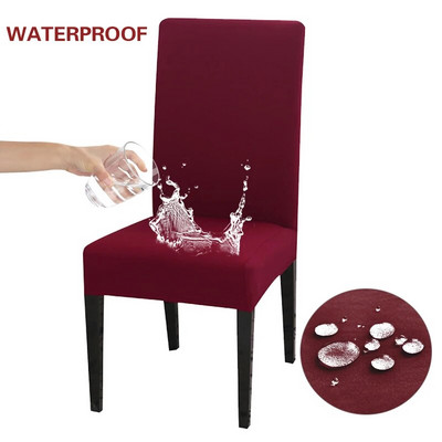 Vandeniui atsparus elastinis kėdės užvalkalas valgomajam Virtuvė Vestuvės Viešbutis Banketas Restoranas Nešvarus sėdynės užvalkalas "Housse De Chaise"