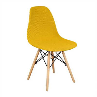 Jacquard Shell székhuzat Stretch étkező szék huzat Üléshuzat Slipcover Bútorvédő Szállodai Otthon Nappali Kivehető