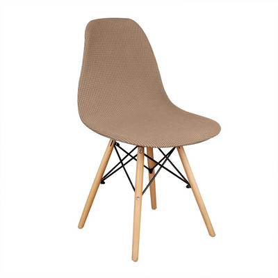 Jacquard Shell székhuzat Stretch étkező szék huzat Üléshuzat Slipcover Bútorvédő Szállodai Otthon Nappali Kivehető