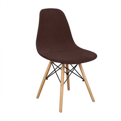 Jacquard Shell székhuzat Stretch étkező szék huzat Üléshuzat Slipcover Bútorvédő Szállodai Otthon Nappali Kivehető