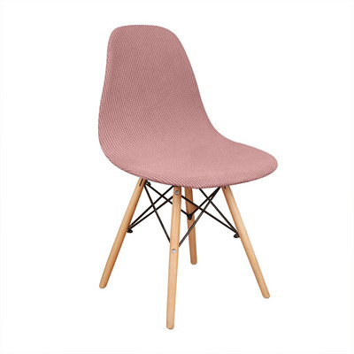 Jacquard Shell székhuzat Stretch étkező szék huzat Üléshuzat Slipcover Bútorvédő Szállodai Otthon Nappali Kivehető