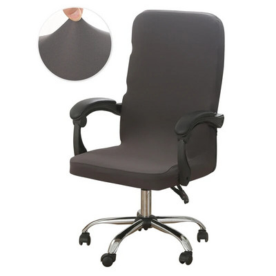 Dimensiune M/L Husă scaun de birou elastică Spandex Husă pentru scaunul computerului anti-fouling Husă pentru scaun de birou detașabilă pentru hotel acasă