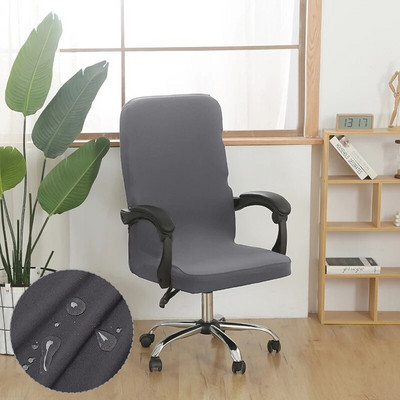 Dimensiune M/L Husă scaun de birou elastică Spandex Husă pentru scaunul computerului anti-fouling Husă pentru scaun de birou detașabilă pentru hotel acasă