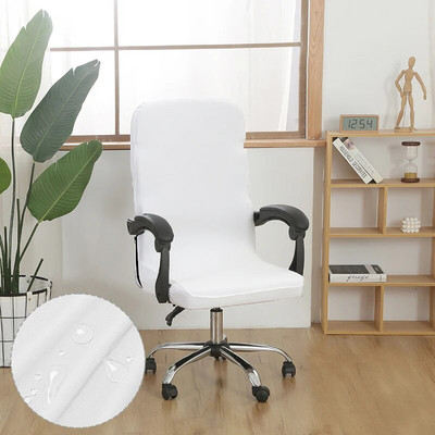 Dimensiune M/L Husă scaun de birou elastică Spandex Husă pentru scaunul computerului anti-fouling Husă pentru scaun de birou detașabilă pentru hotel acasă